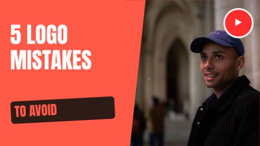 5 Logo Mistakes YouTube Thumbnail template