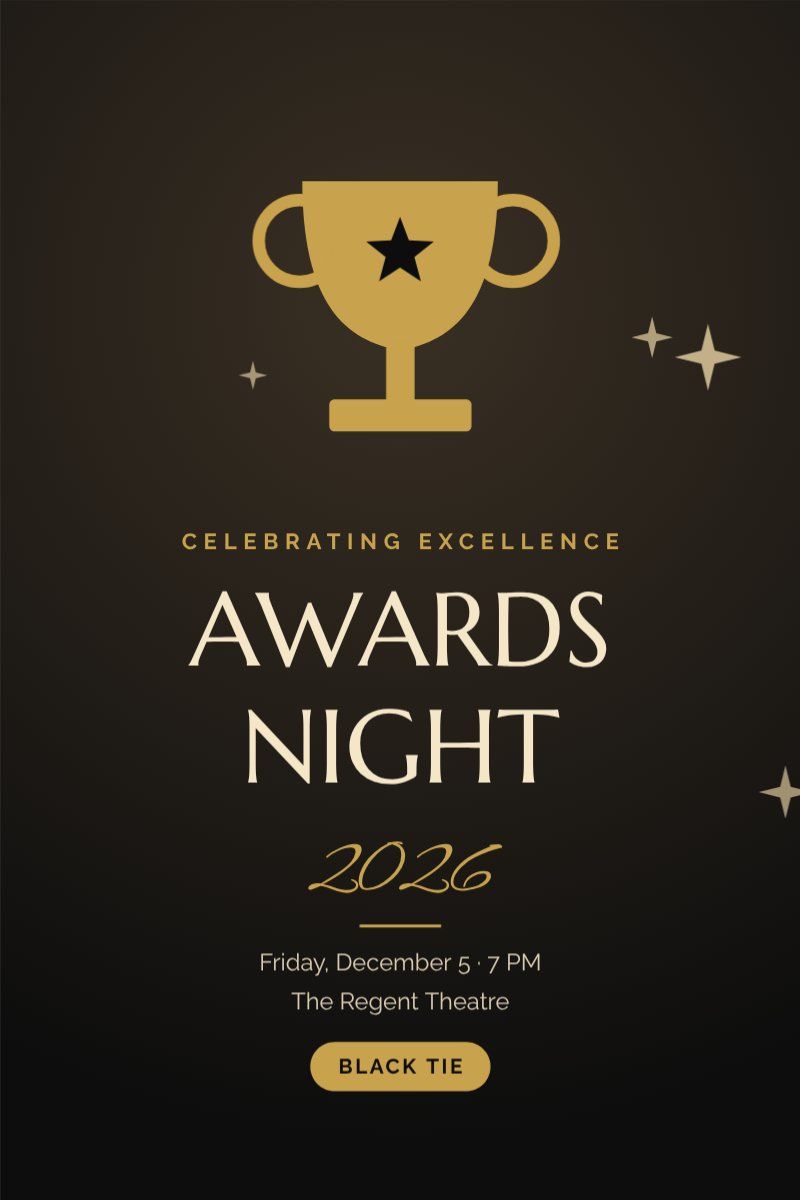 Annual Awards Night — editable events template