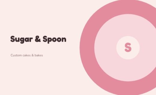 Bakery Circle Card template