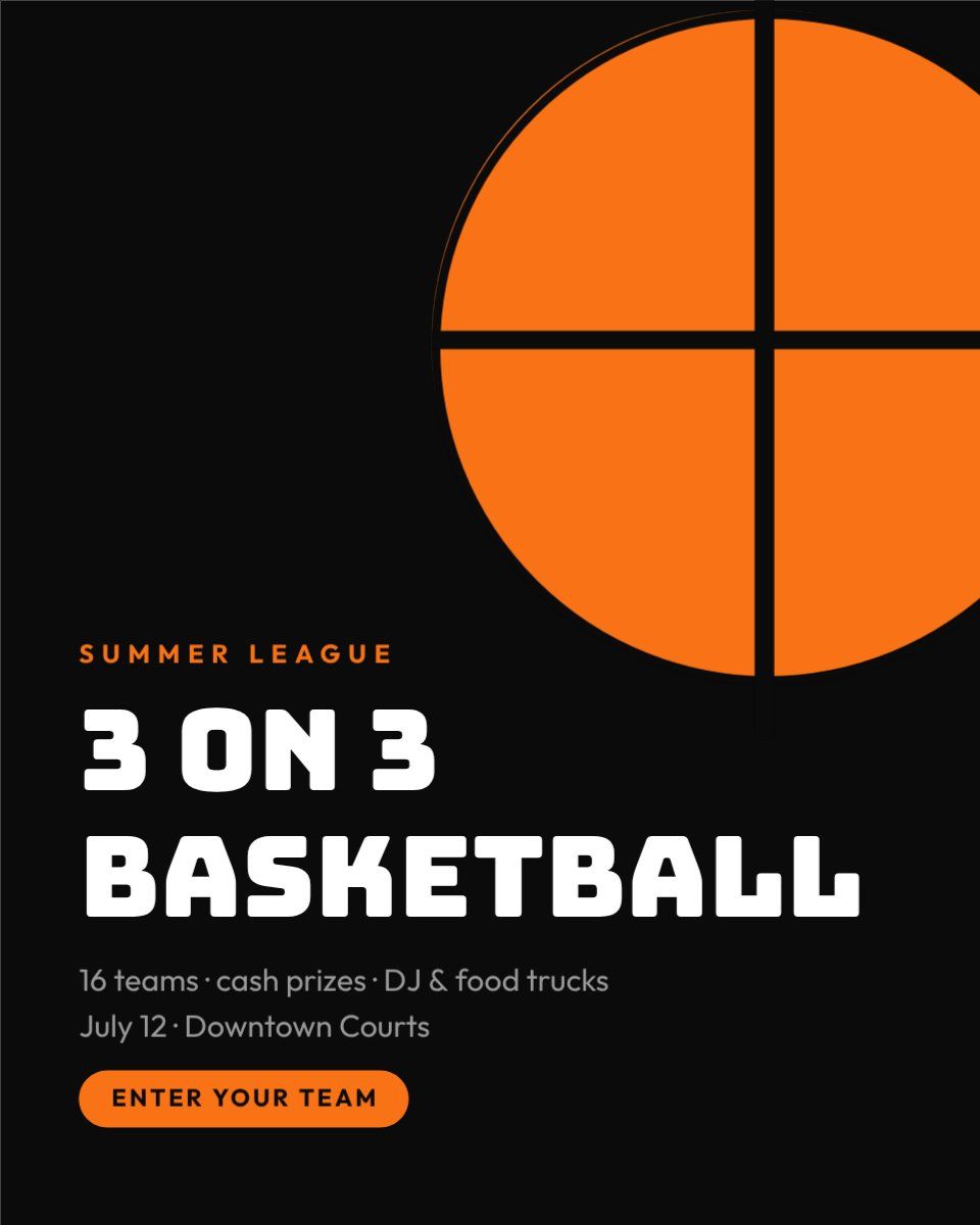 Basketball Tournament — editable events template