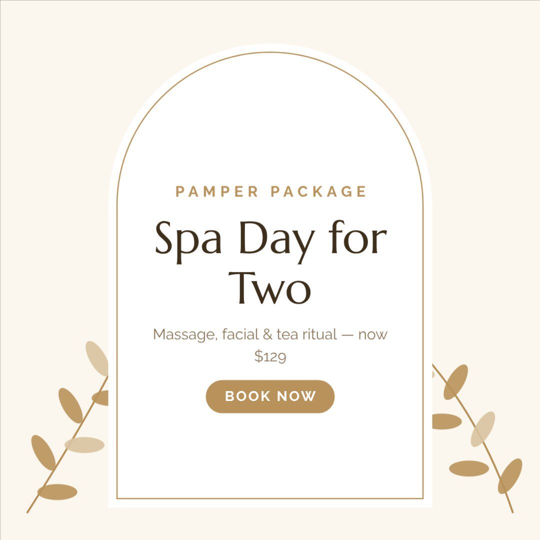 Beauty Spa Offer — editable marketing template