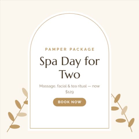 Beauty Spa Offer template