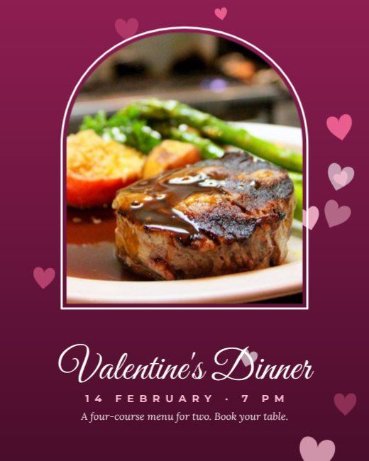 Berry Arch Valentine Dinner Post
