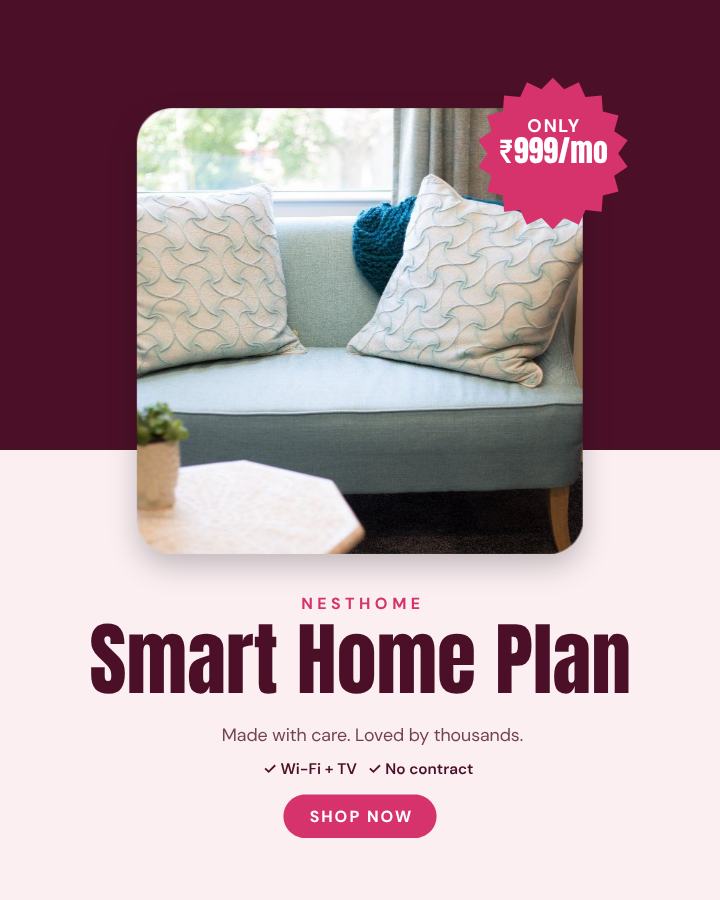 Berry Smart Home Plan Product Ad — editable marketing template