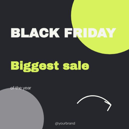 Black friday Promo Post template