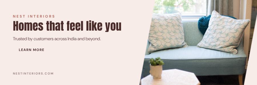Blush Nest Interiors Billboard — editable marketing template