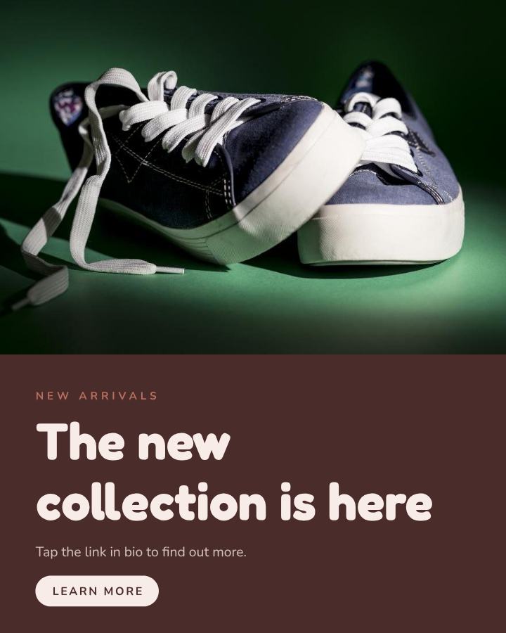 Blush The new collection is here Announcement Post — editable social media template