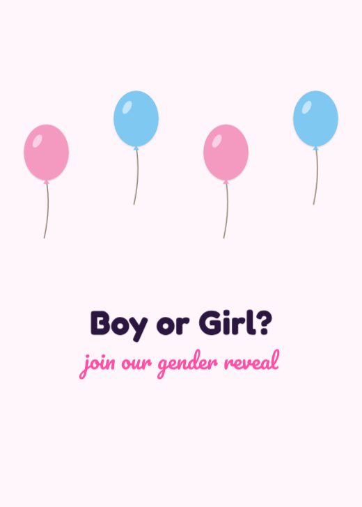 Boy or Girl? Card