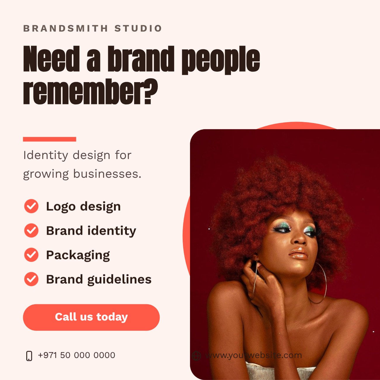 Brandsmith Studio Question Post — editable marketing template