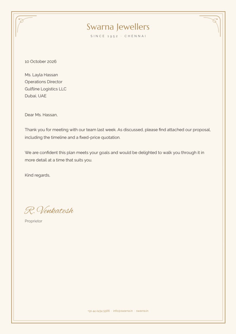 Burgundy Classic Heritage Letterhead — editable business template