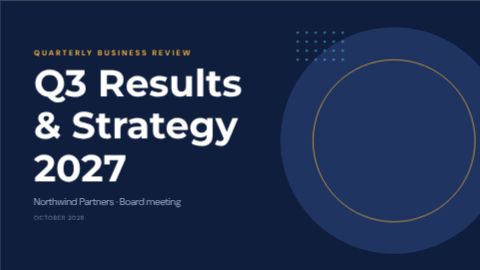 Business Presentation Title template