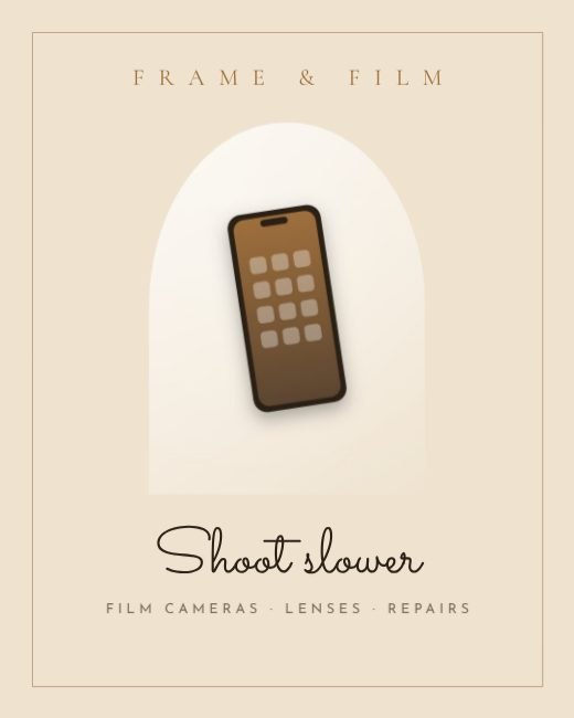 Camera Gear Minimal Ad template