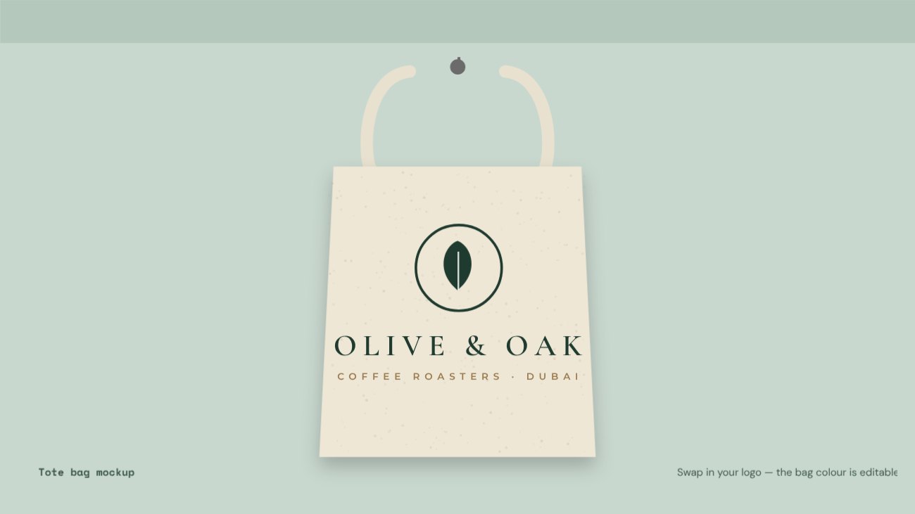 Canvas Tote Bag Mockup — editable business template