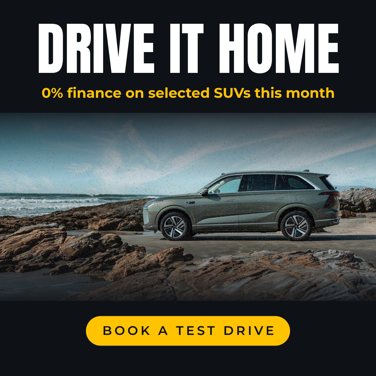Car Dealer Promo Post — editable social media template
