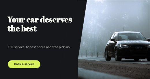 Car service Facebook Banner template