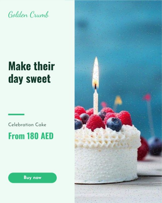 Celebration Cake Product Ad template