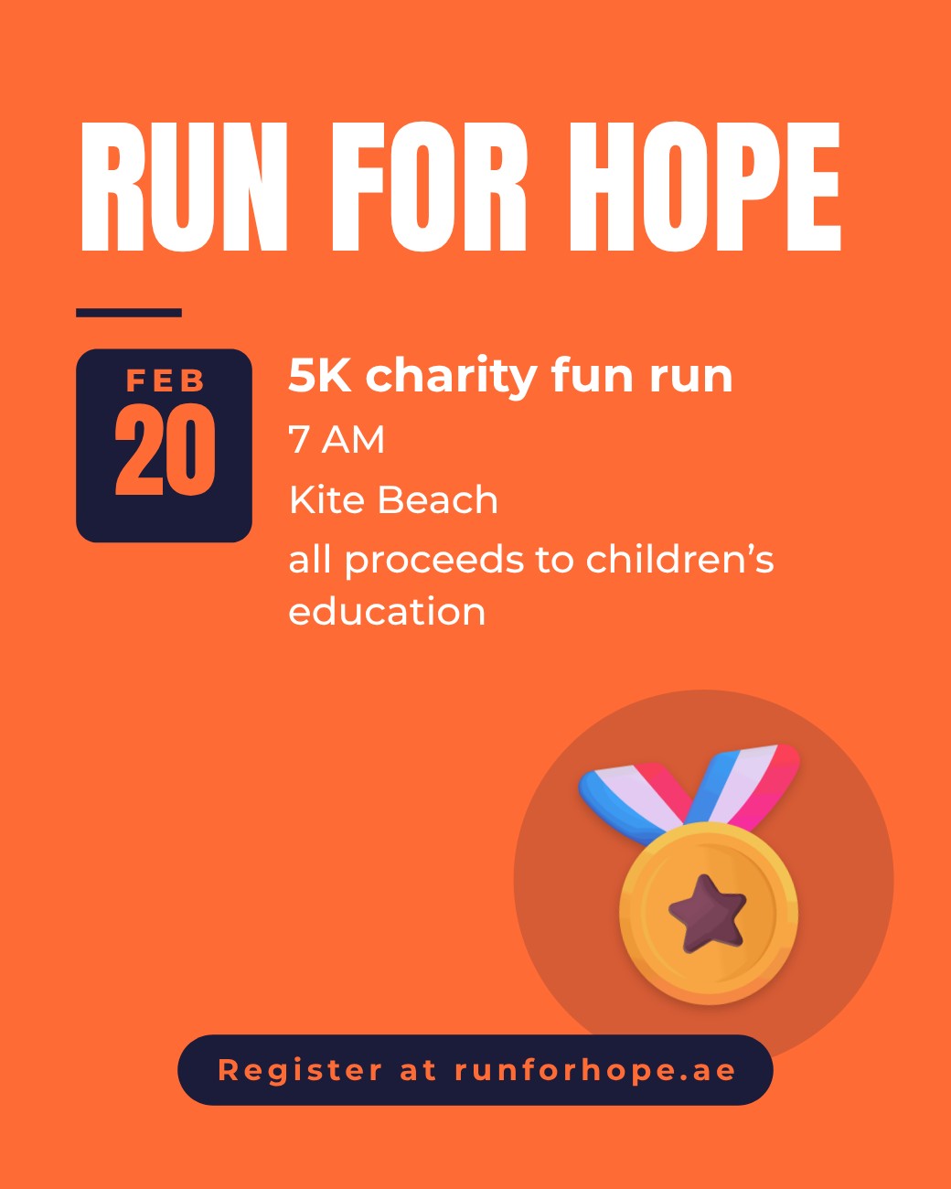 Charity Fundraiser Poster — editable events template