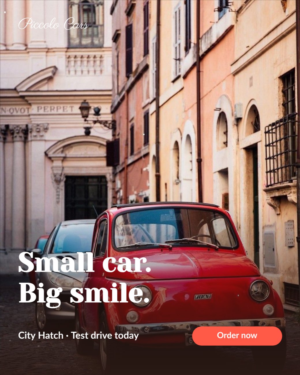 City Hatch Product Ad — editable marketing template