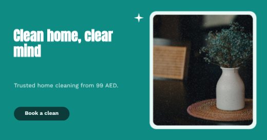 Cleaning Facebook Banner template