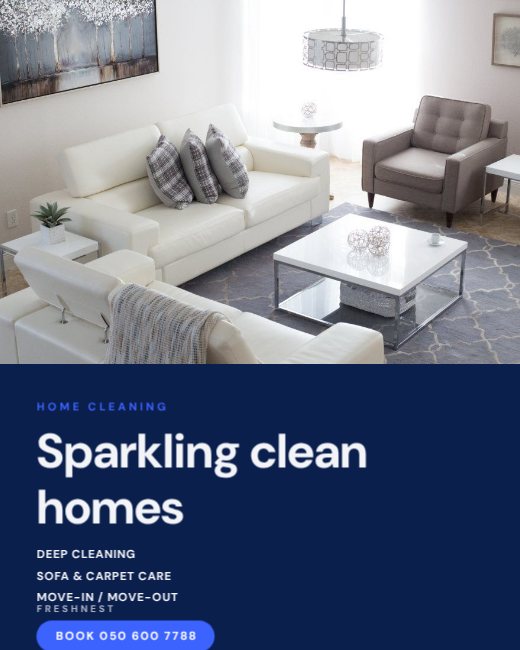 Cleaning Service Flyer — free flyer template