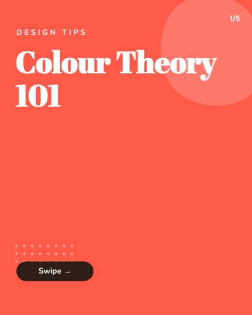 Colour Theory 101 Carousel template