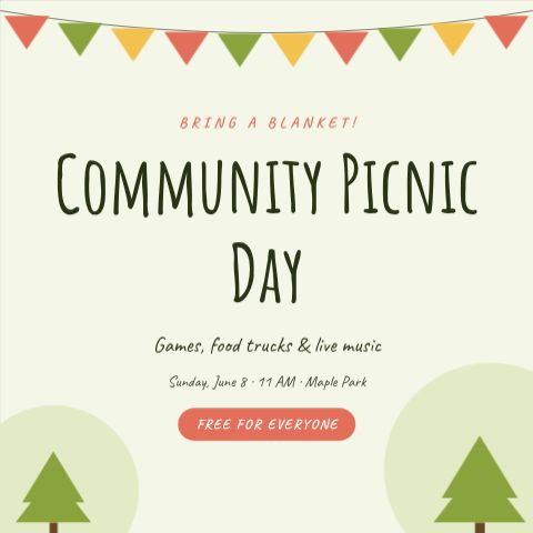 Community Picnic Day template