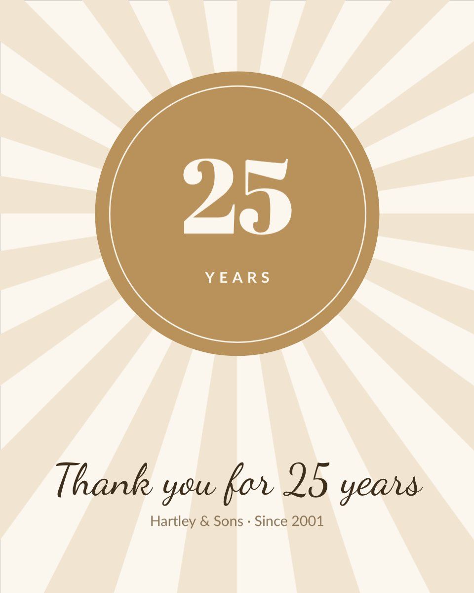 Company Anniversary — editable business template