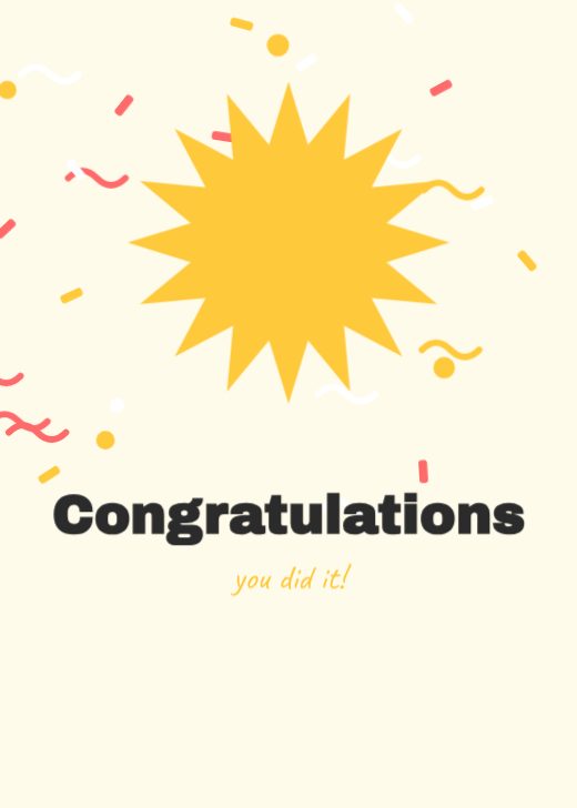 Congratulations Card