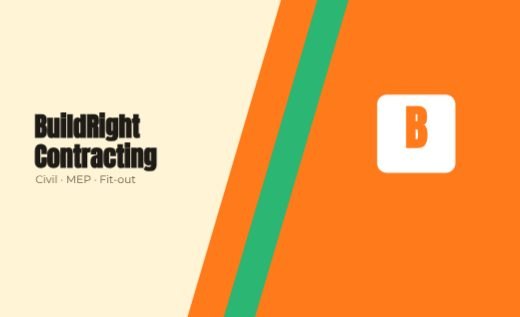 Construction Diagonal Card template