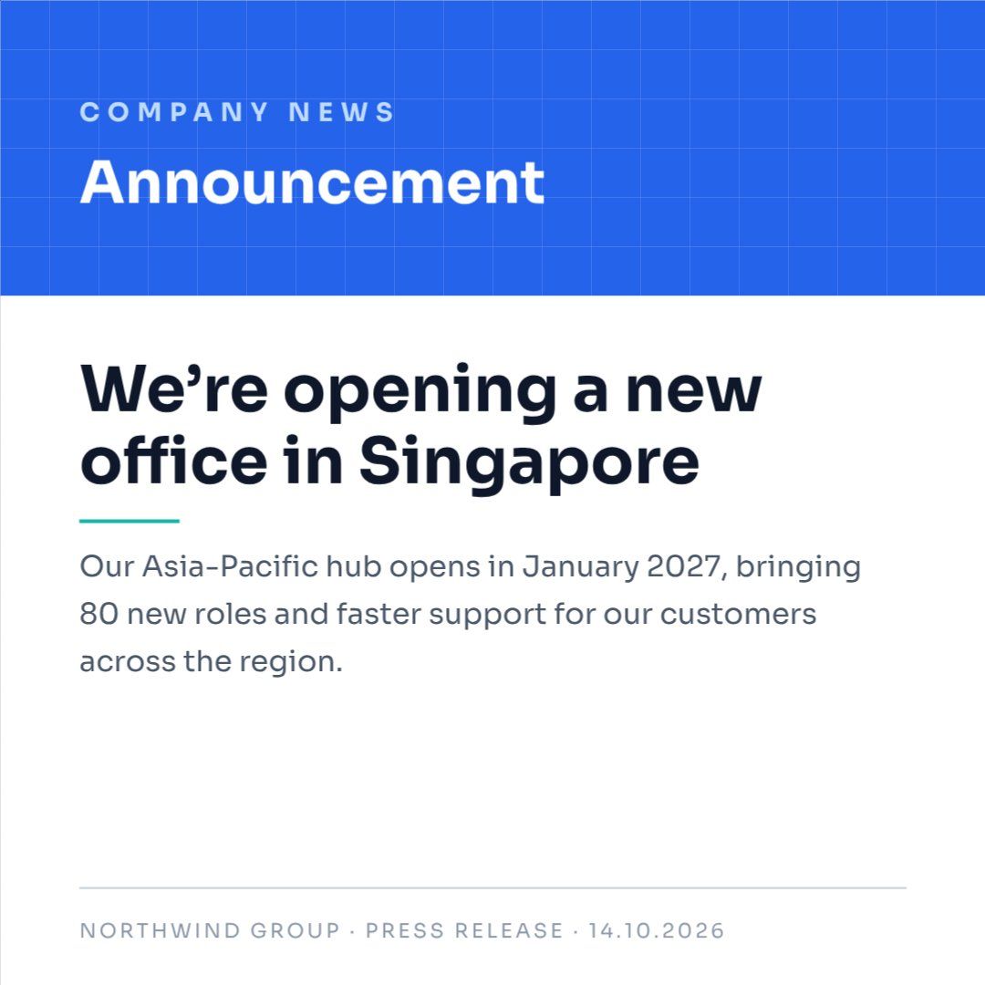 Corporate Announcement — editable business template