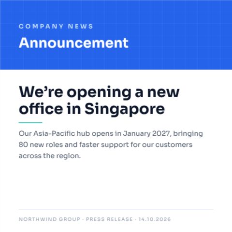 Corporate Announcement template