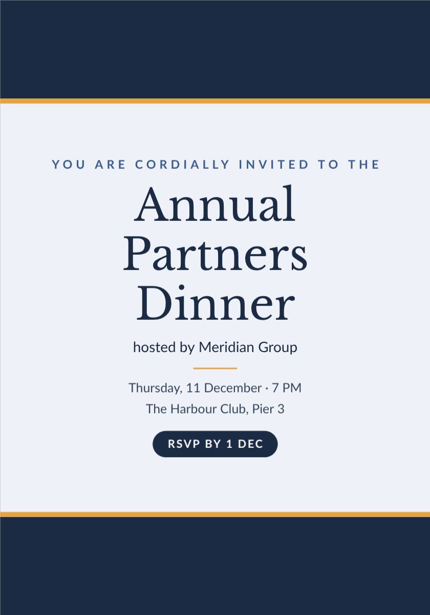 Corporate Event Invite — editable business template