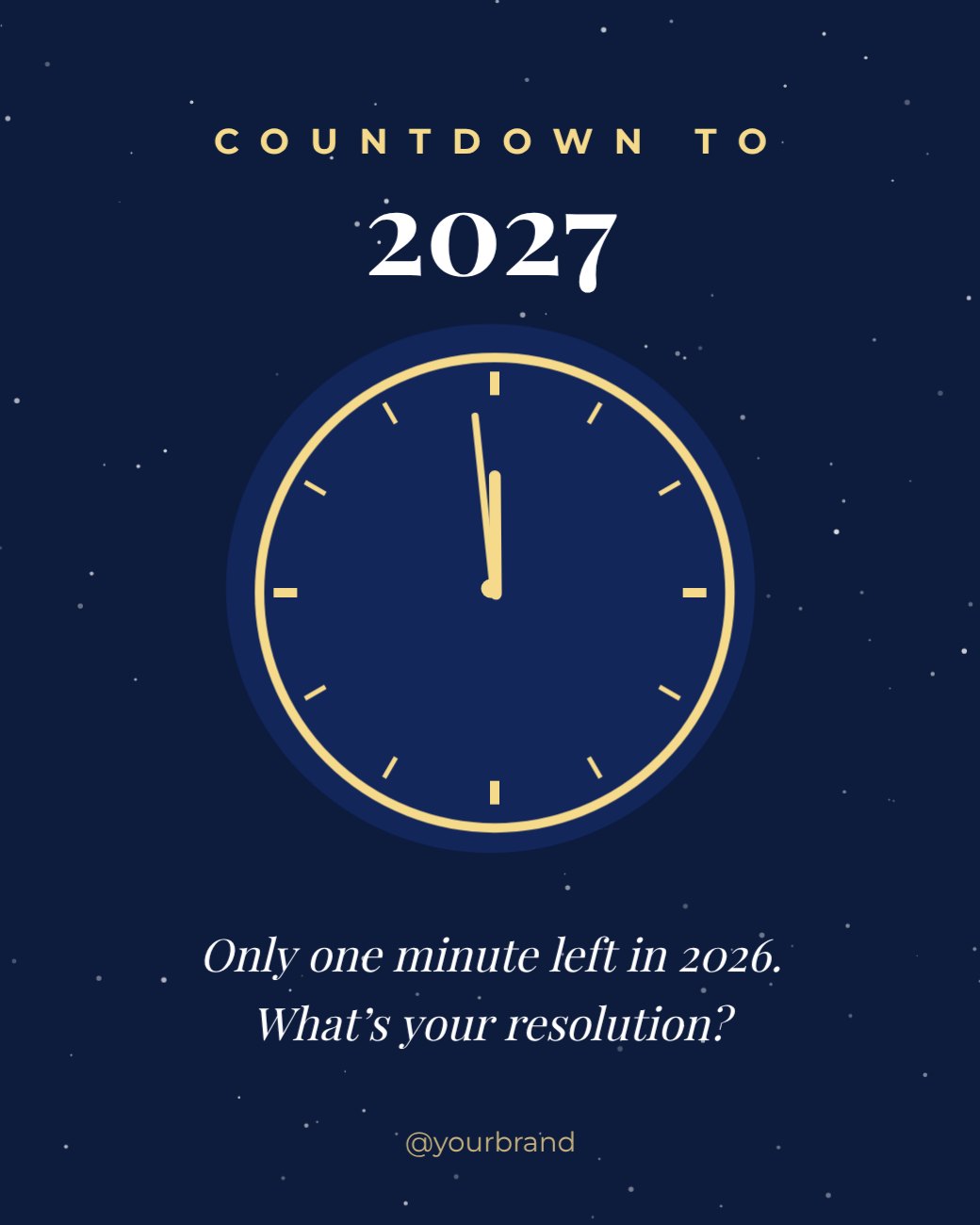 Countdown to 2027 Post — editable festivals template