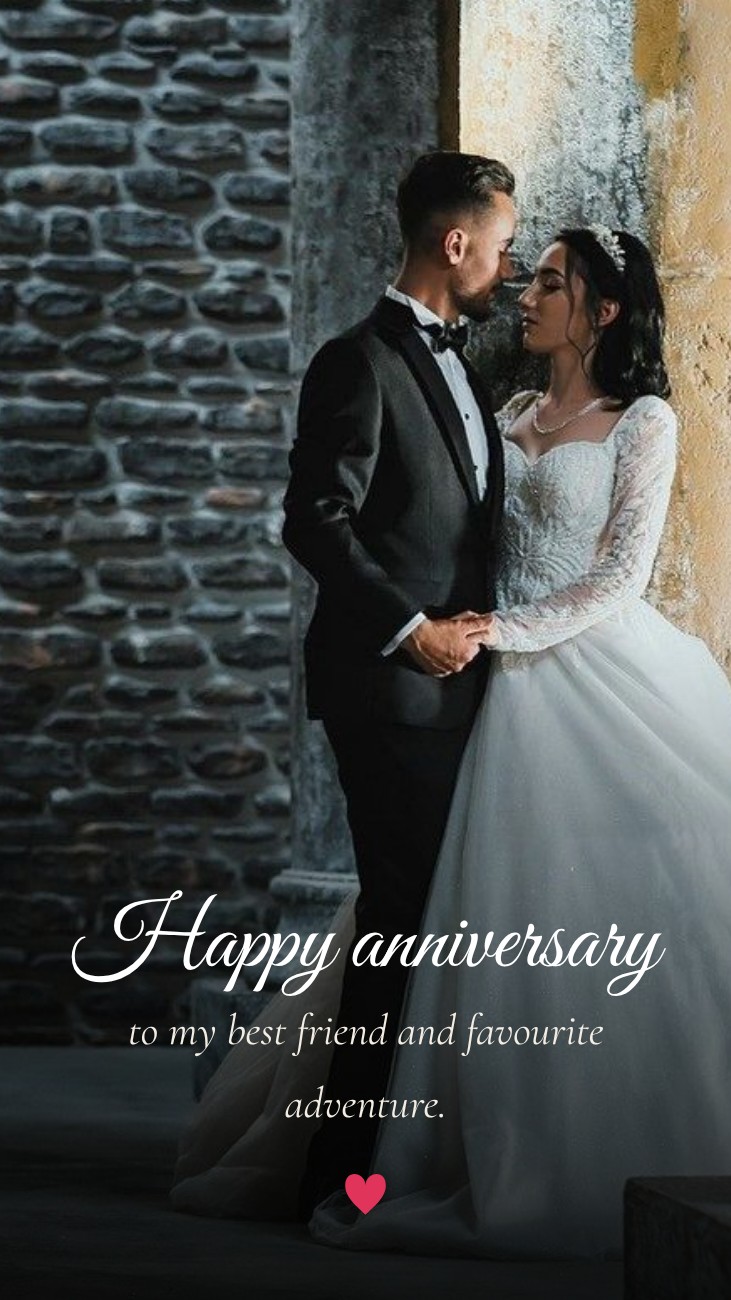 Couple Anniversary Story — editable cards template