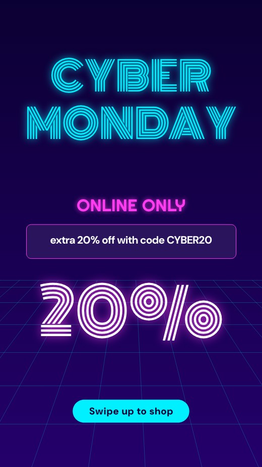 Cyber Monday Story — free sale design template