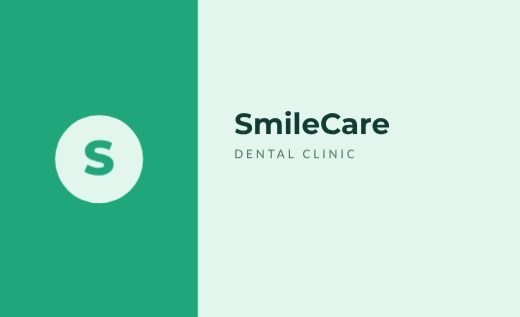 Dental Clinic Split Card template