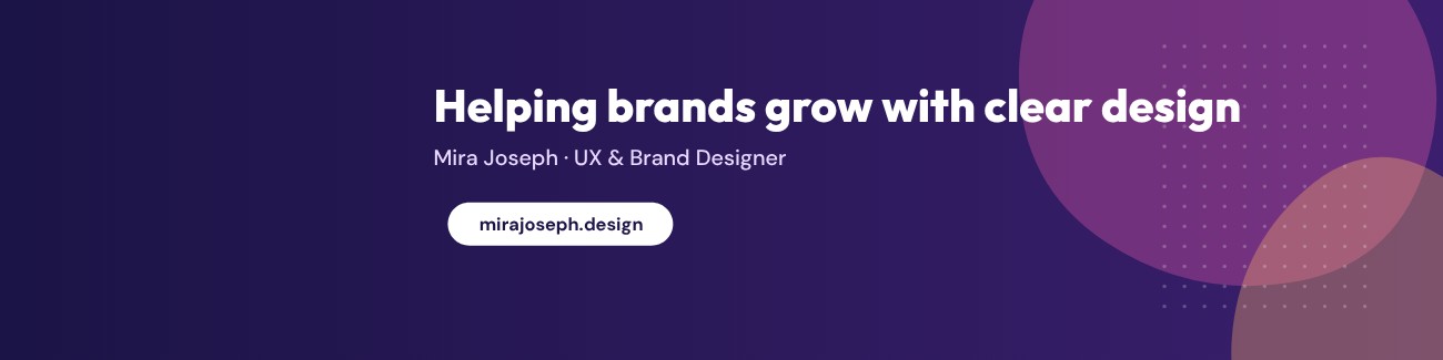 Designer LinkedIn Banner — editable banner template
