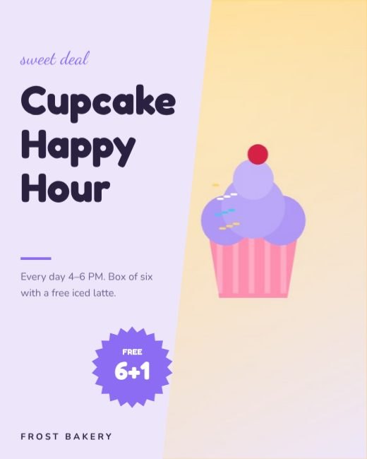 Dessert Split Promo template