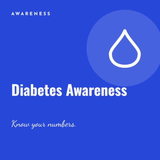 Diabetes Awareness Awareness Post template