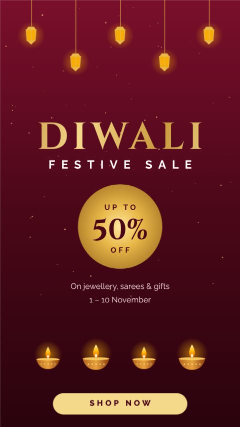 Diwali Festive Sale Story template