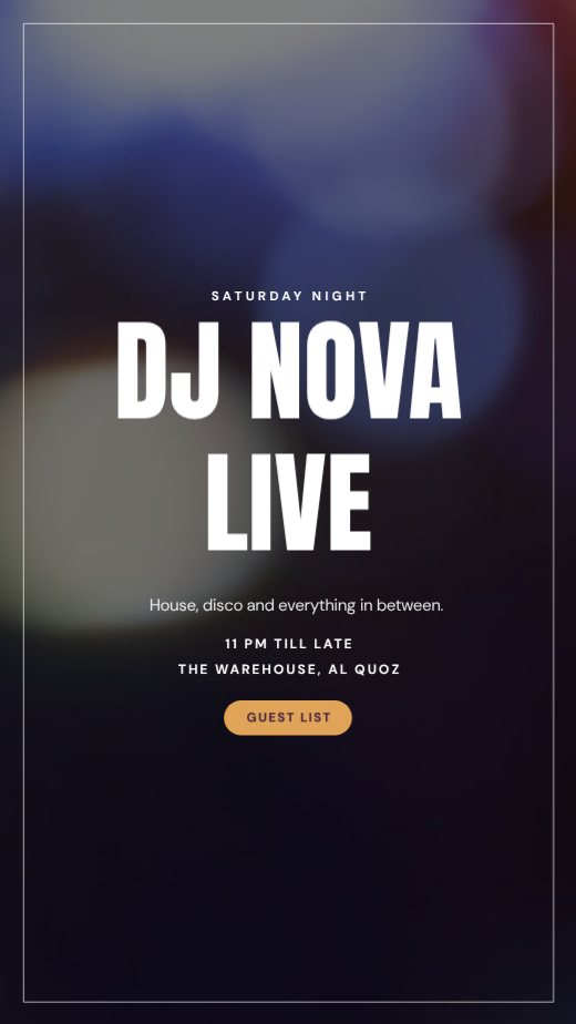DJ Night Club Story