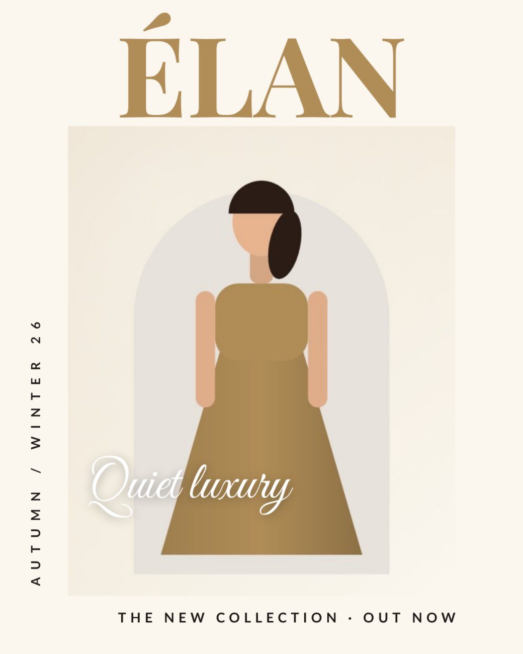 Editorial Collection Cover Post — editable marketing template