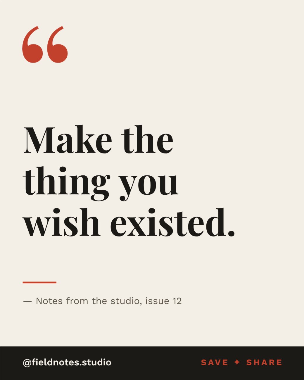 Editorial Quote Post — editable social media template