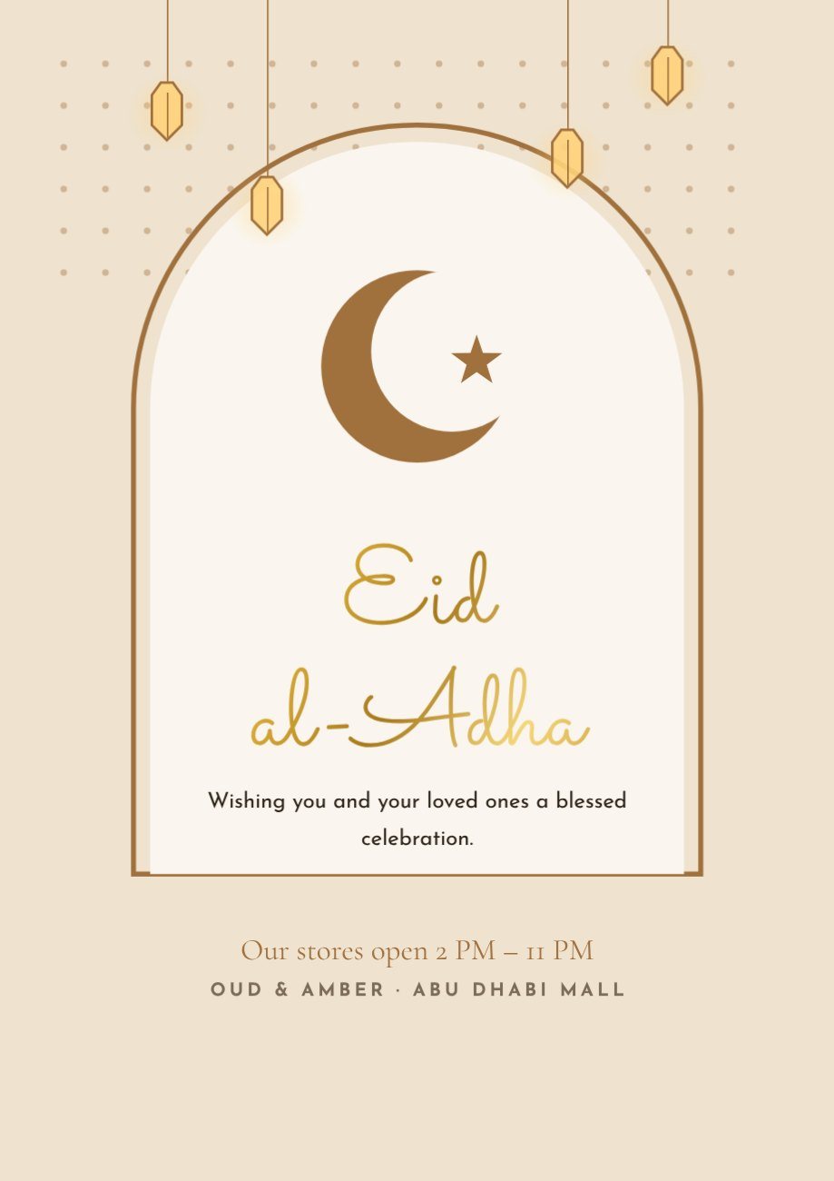 Eid Al Adha Sand Poster — editable festivals template