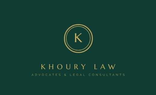 Emerald Law Firm Card template