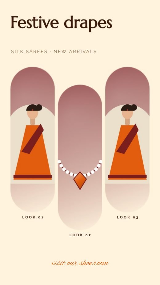 Ethnic Wear Lookbook Story template