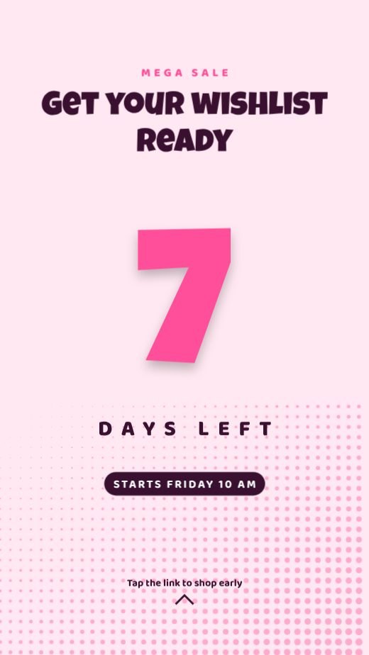 Event Countdown Story template