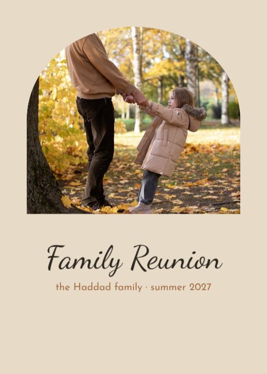 Family Reunion Card