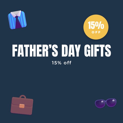 Father’s Day Sale Post — free Father’s Day design template