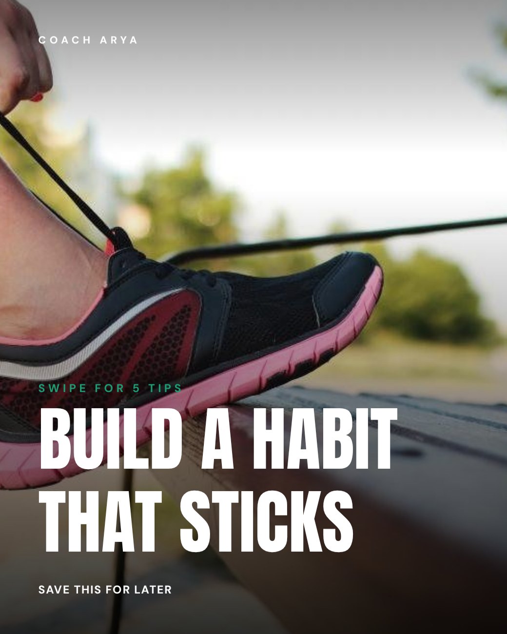 Fitness Tips Carousel Cover — editable social media template